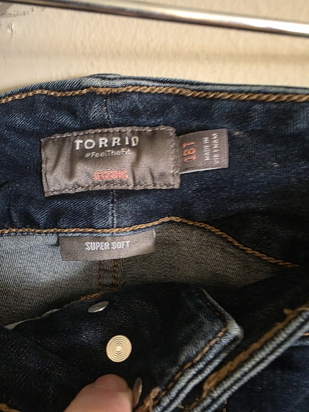 torrid Dark Blue Super Soft Jeggings